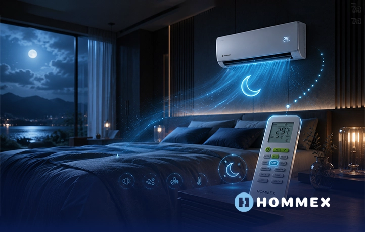 حالت خواب (Sleep) کولر گازی هومکس