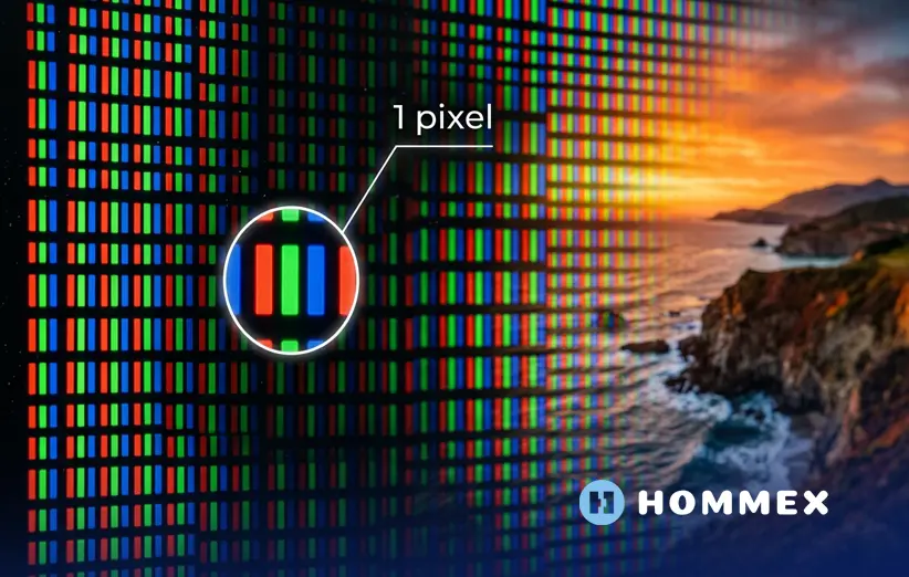 تعداد پیکسلهای 4K تقریبا چهار برابر Full HD