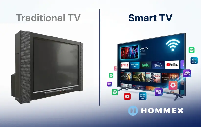 تفاوت تلویزیون هوشمند (Smart TV) و معمولی